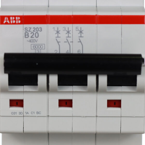 Wyłącznik nadmiarowo-prądowy 20A B20 3P ABB