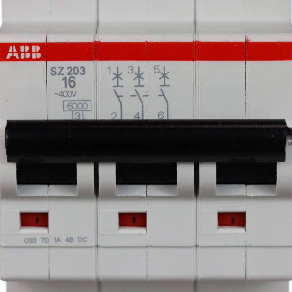 Wyłącznik nadmiarowo-prądowy 16A C16 3P ABB